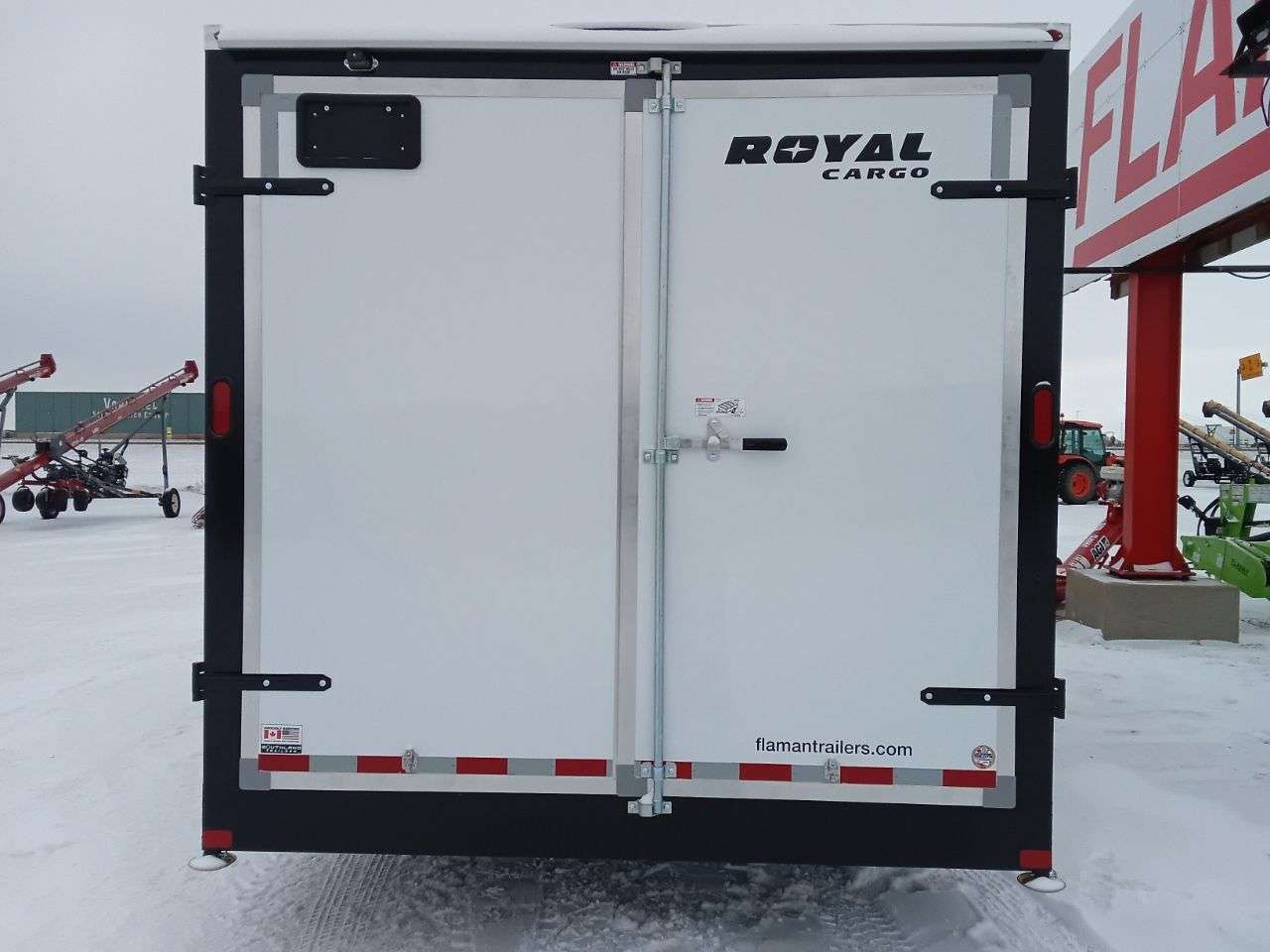2026 Royal LCH 8'6" x 20' + V-Nose Car Hauler Trailer