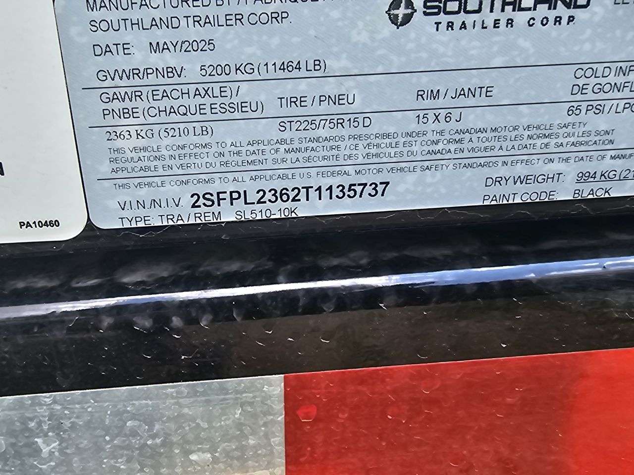 2026 Southland 10K 5' x 10' Dump