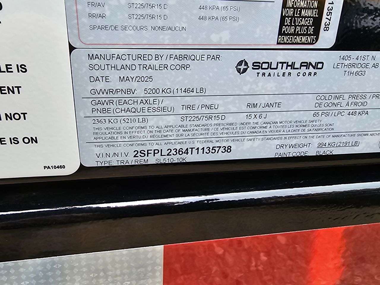 2026 Southland 10K 5' x 10' Dump