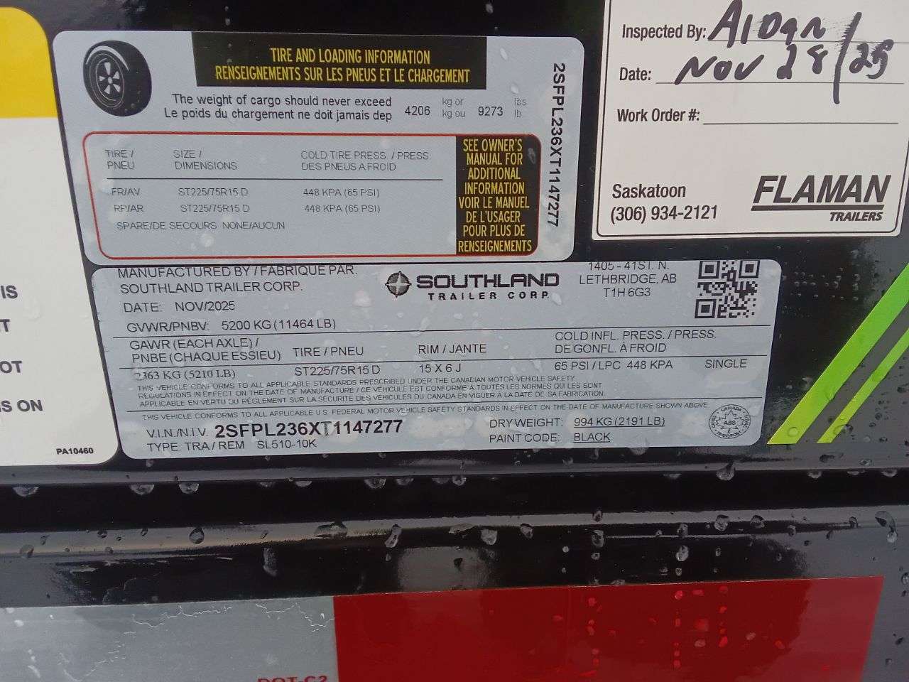 2026 Southland 10K 5' x 10' Dump Trailer