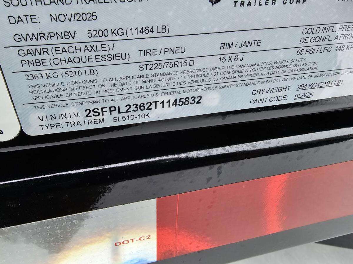 2026 Southland 10K 5' x 10' Dump Trailer