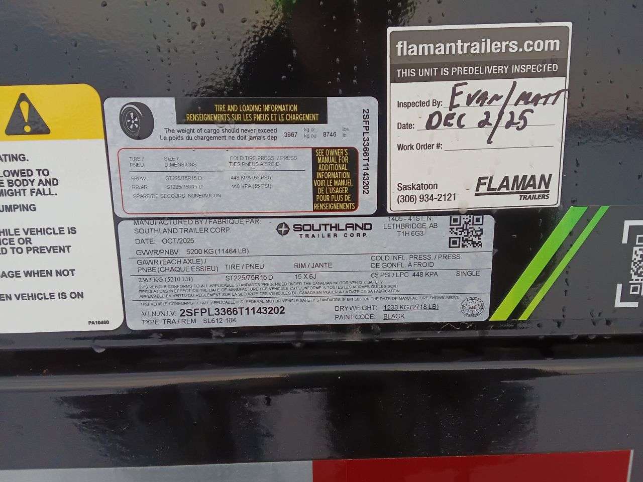 2026 Southland 10K 6' x 12' Dump Trailer