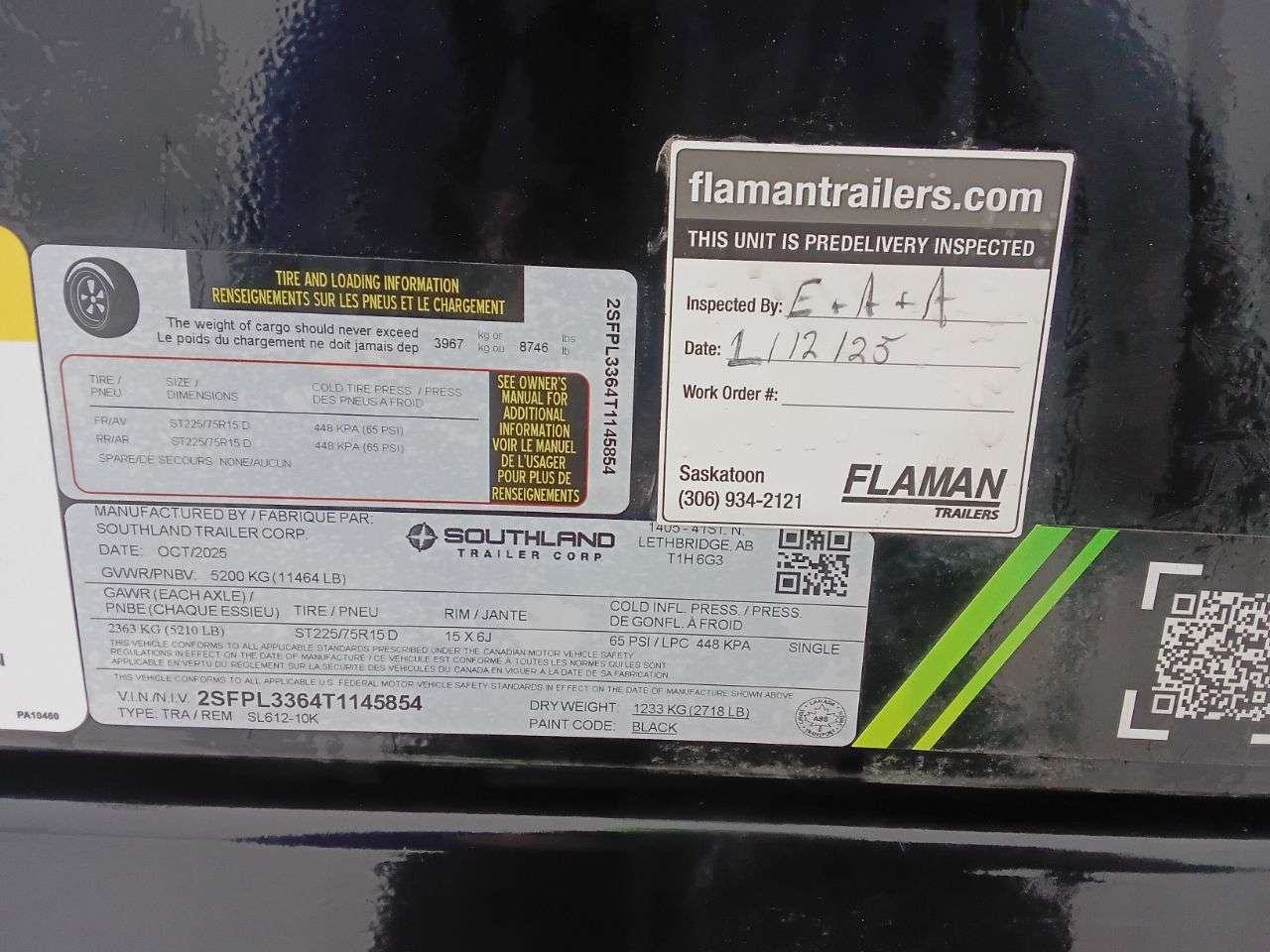 2026 Southland 10K 6' x 12' Dump Trailer