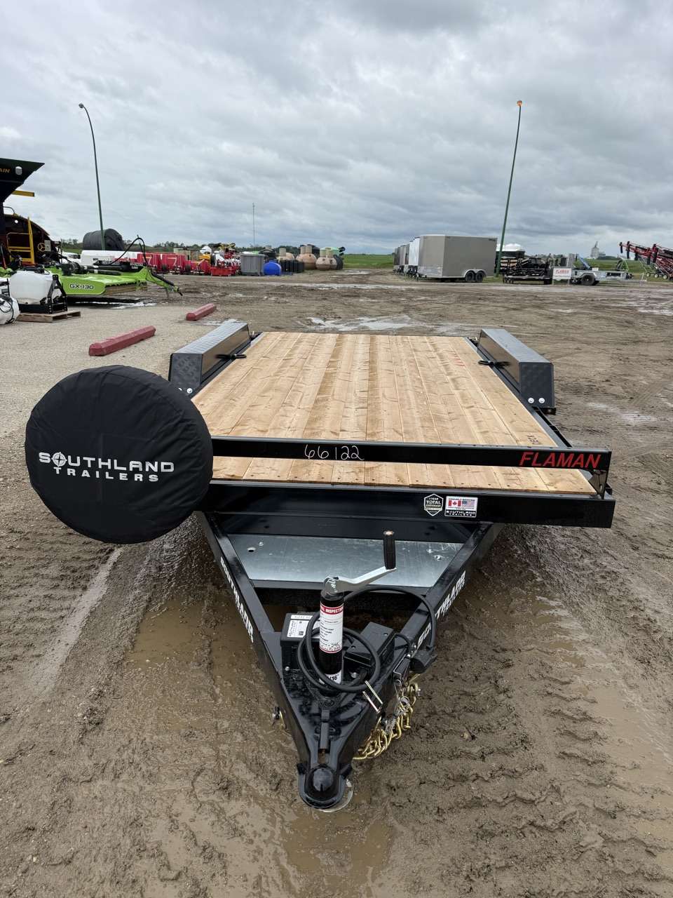 2026 Southland 14' Flat Deck Tandem 3.5K Trailer