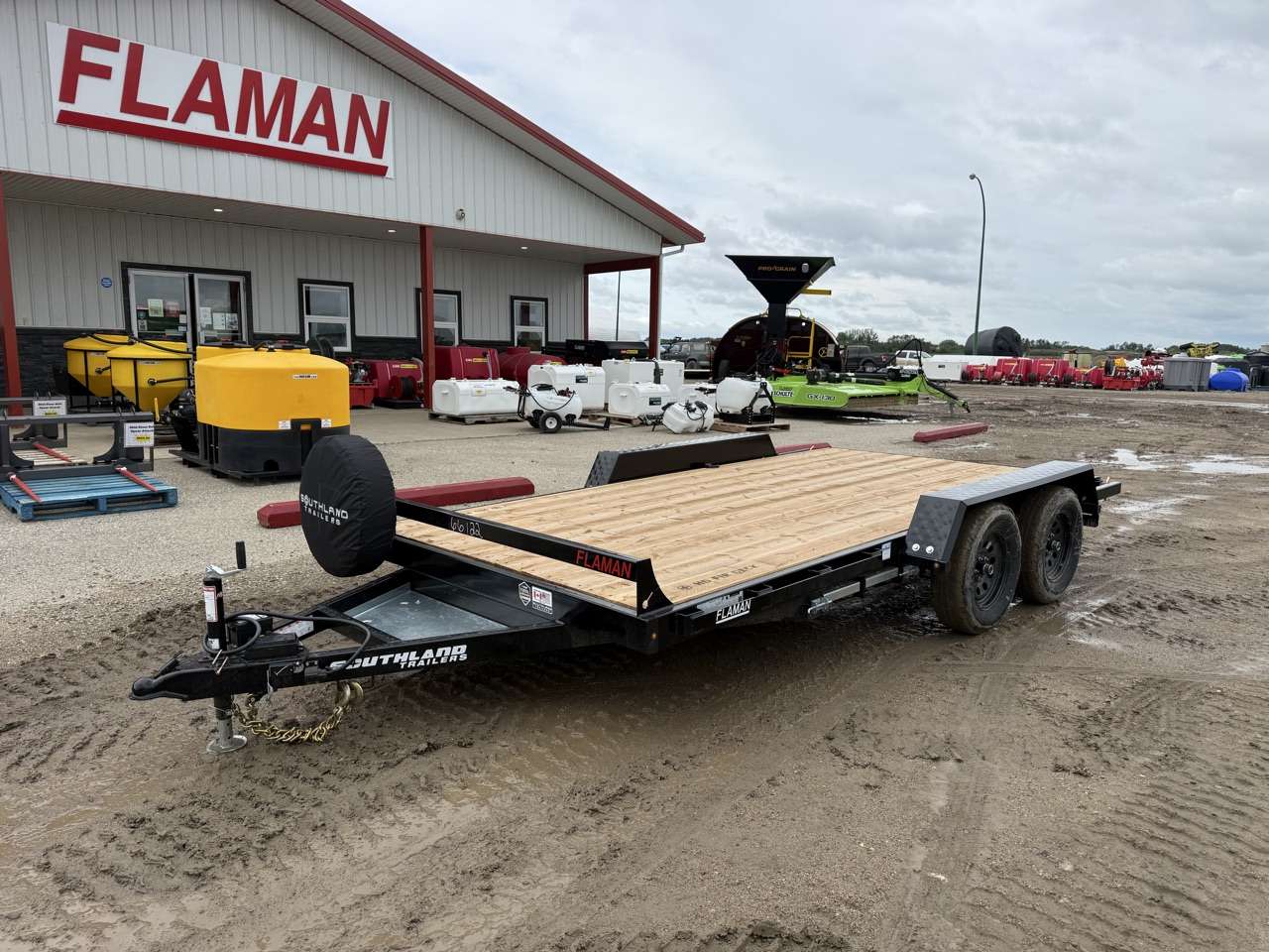 2026 Southland 14' Flat Deck Tandem 3.5K Trailer