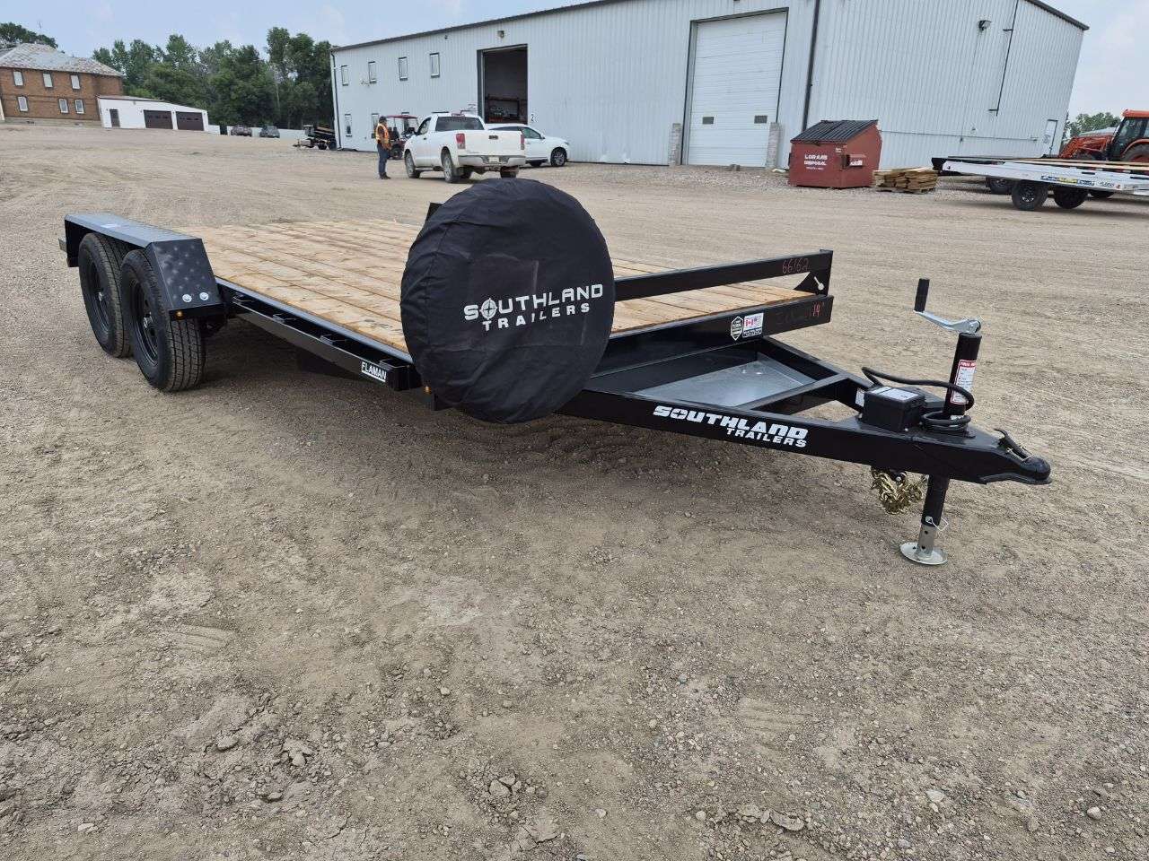 2026 Southland 14' Flat Deck Tandem 3.5K Trailer