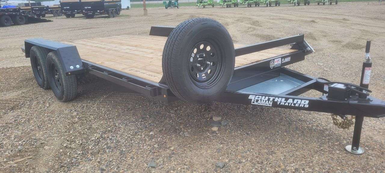 2026 Southland 14' Flat Deck Tandem 3.5K Trailer