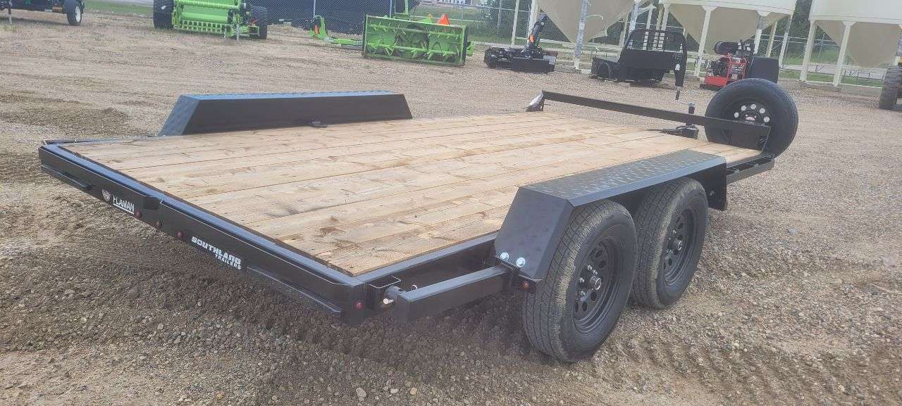 2026 Southland 14' Flat Deck Tandem 3.5K Trailer