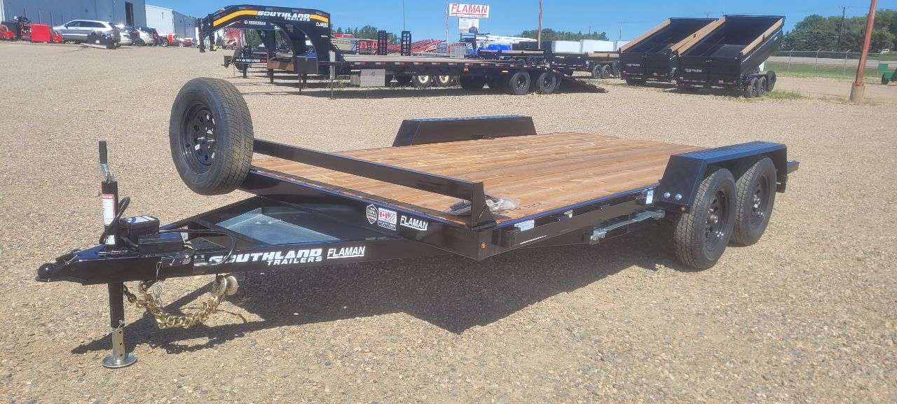 2026 Southland 14' Flat Deck Tandem 3.5K Trailer
