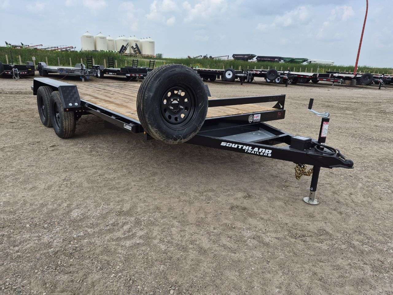 2026 Southland 14' Flat Deck Tandem 3.5K Trailer