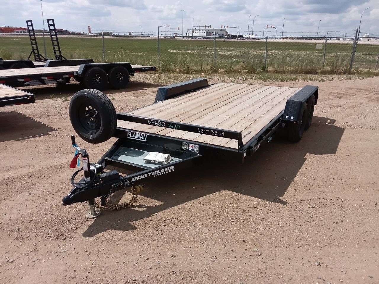 2026 Southland 14' Flat Deck Tandem 3.5K Trailer