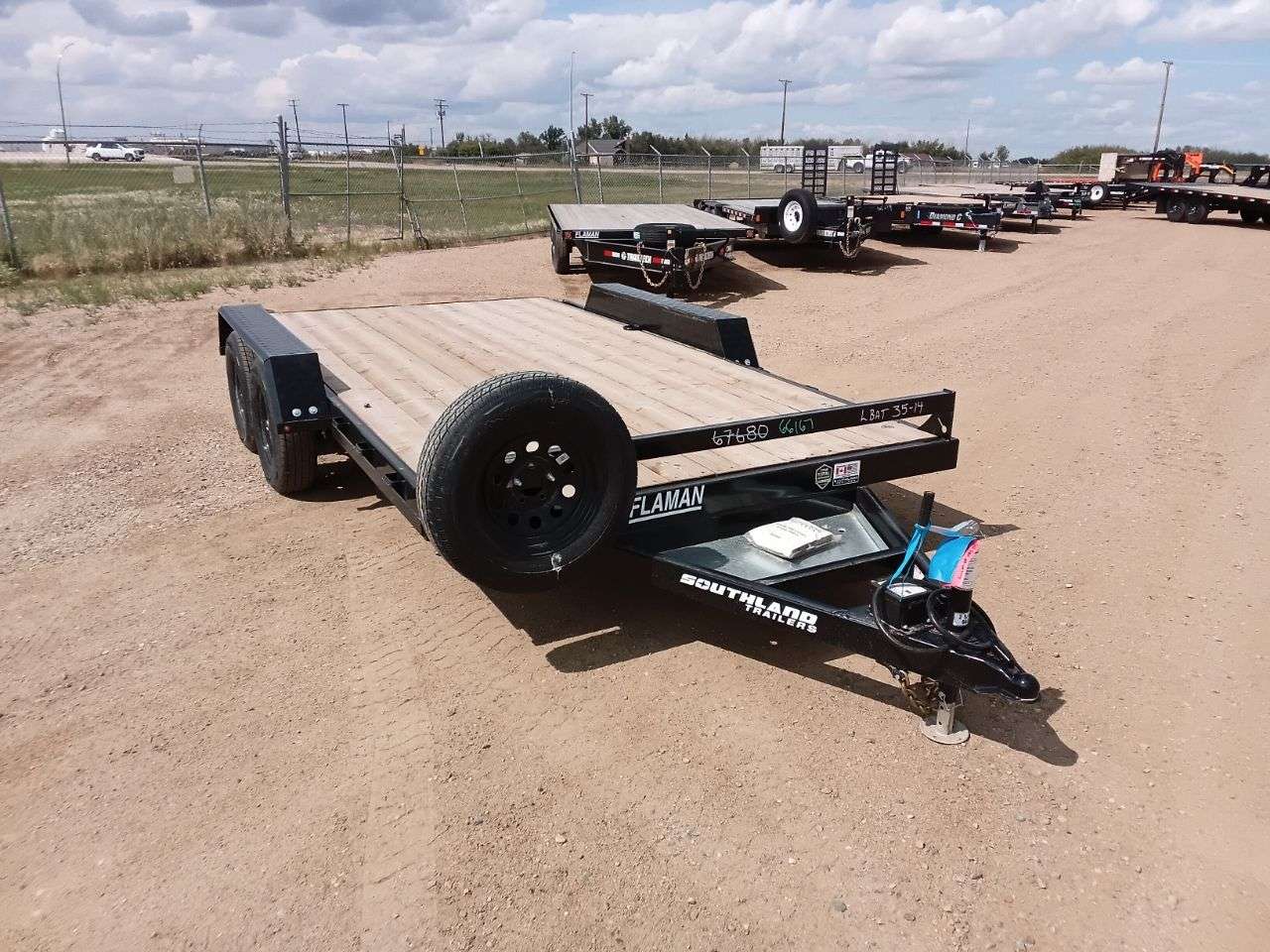 2026 Southland 14' Flat Deck Tandem 3.5K Trailer