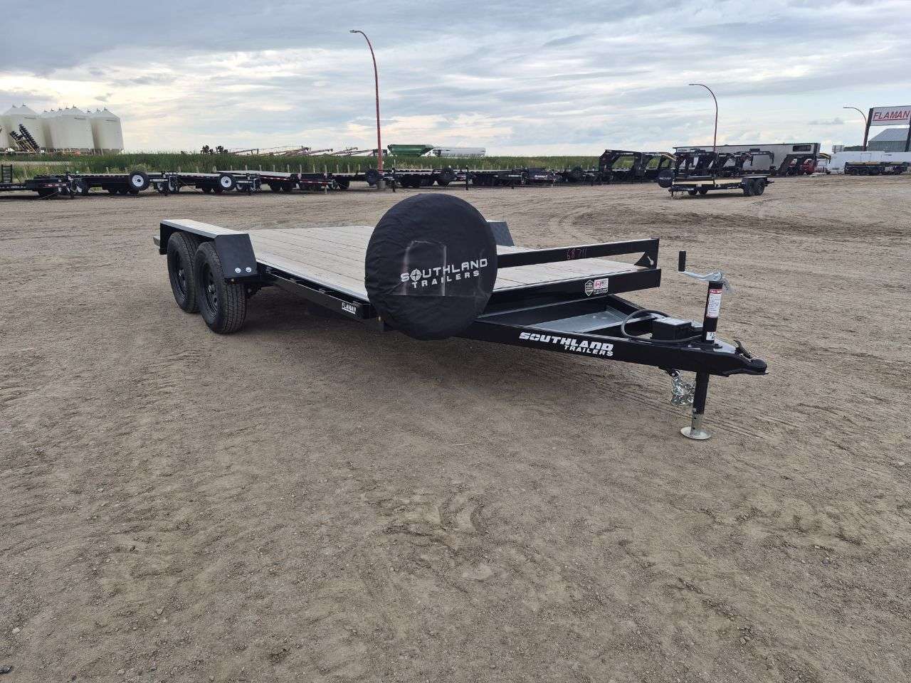 2026 Southland 14' Flat Deck Tandem 3.5K Trailer