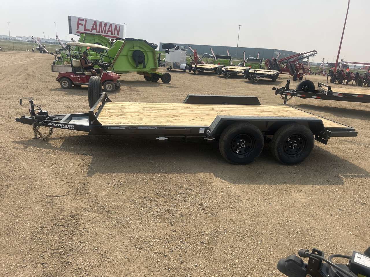 2026 Southland 14' Flat Deck Tandem 3.5K Trailer