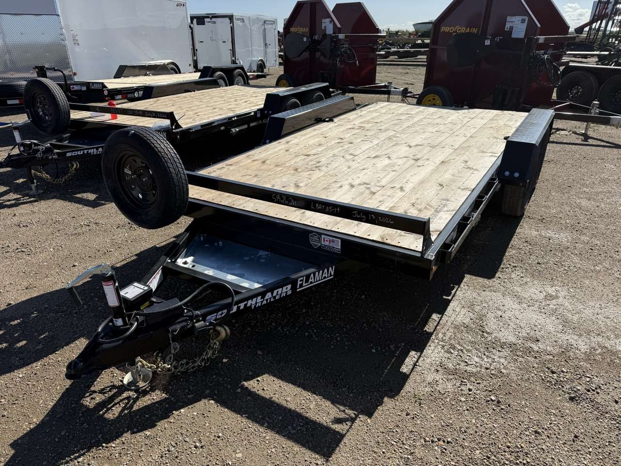 2026 Southland 14' Flat Deck Tandem 3.5K Trailer