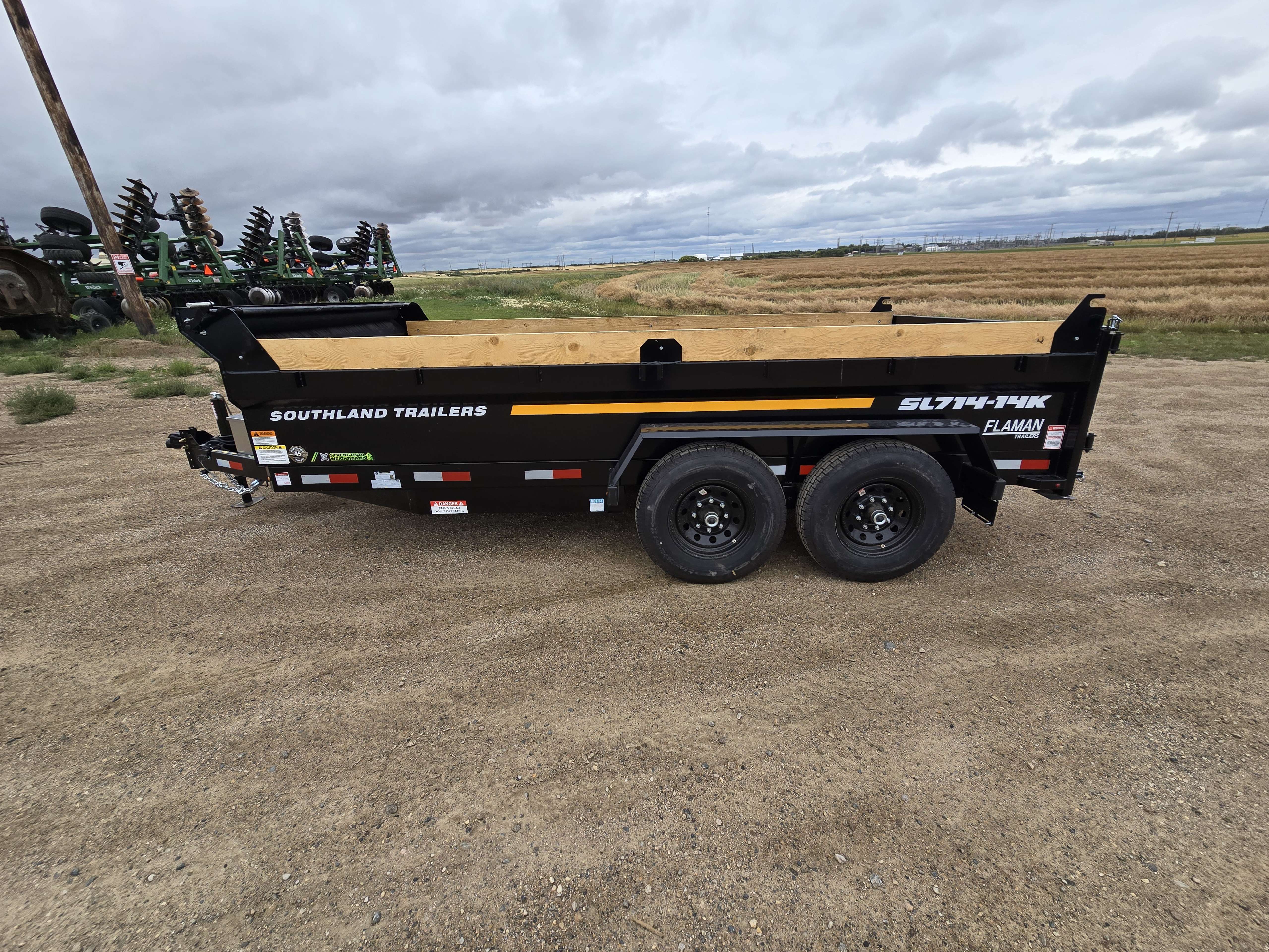 2026 Southland 14K 7' x 14' Dump Trailer