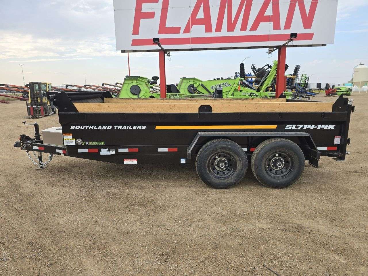 2026 Southland 14K 7' x 14' Dump Trailer