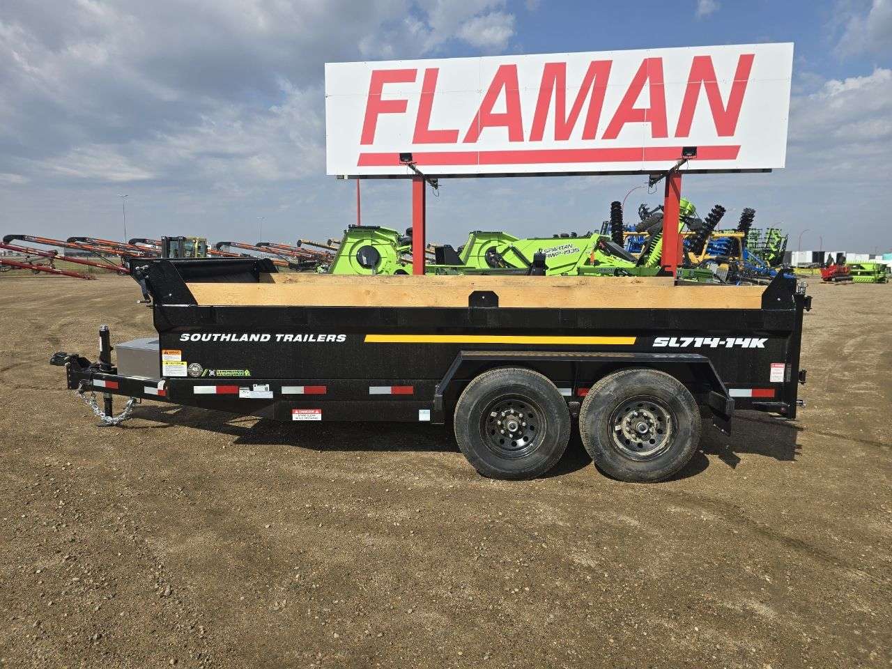 2026 Southland 14K 7' x 14' Dump Trailer