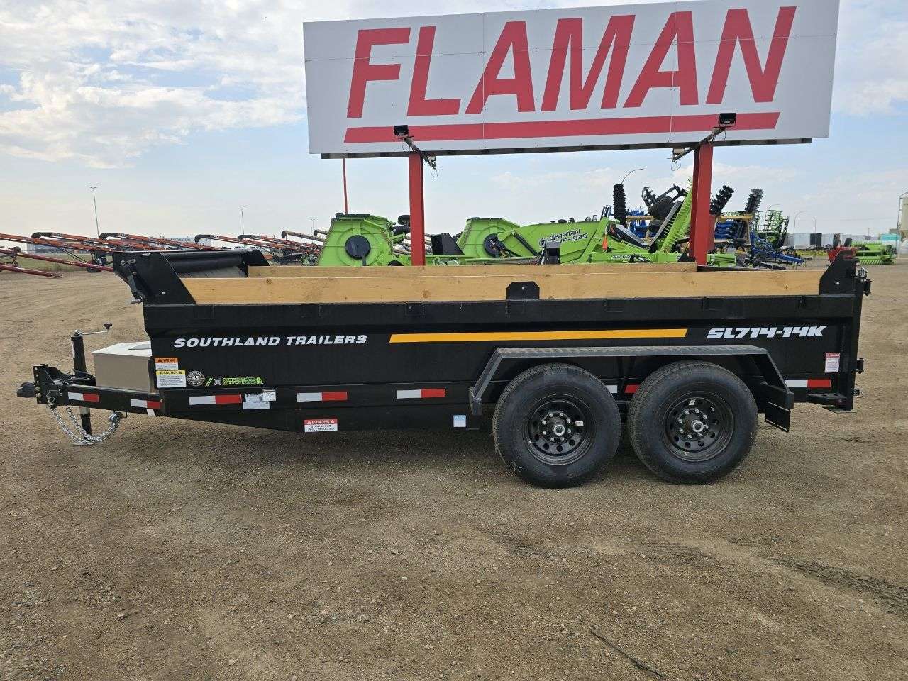 2026 Southland 14K 7' x 14' Dump Trailer