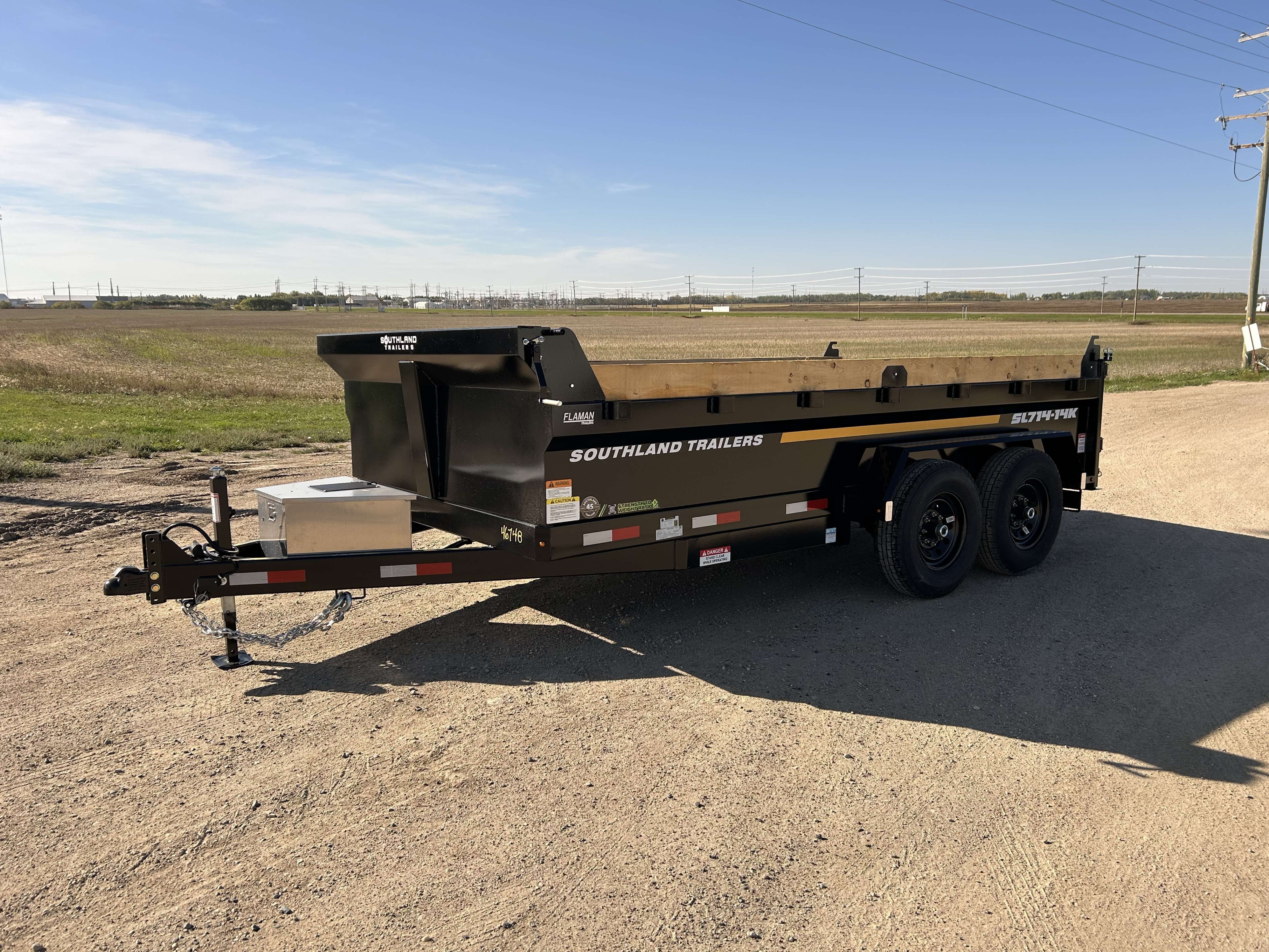 2026 Southland 14K 7' x 14' Dump Trailer