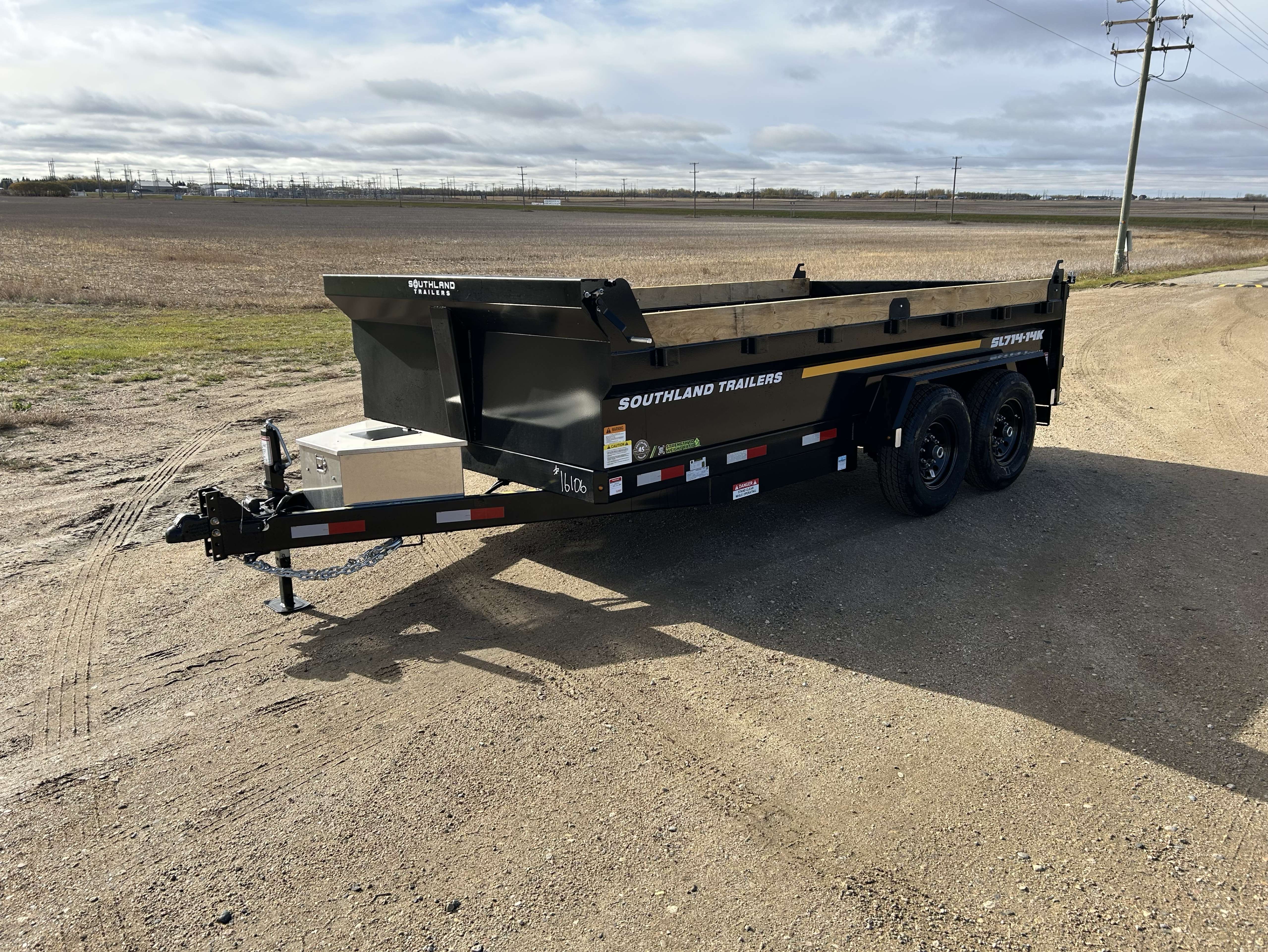2026 Southland 14K 7' x 14' Dump Trailer