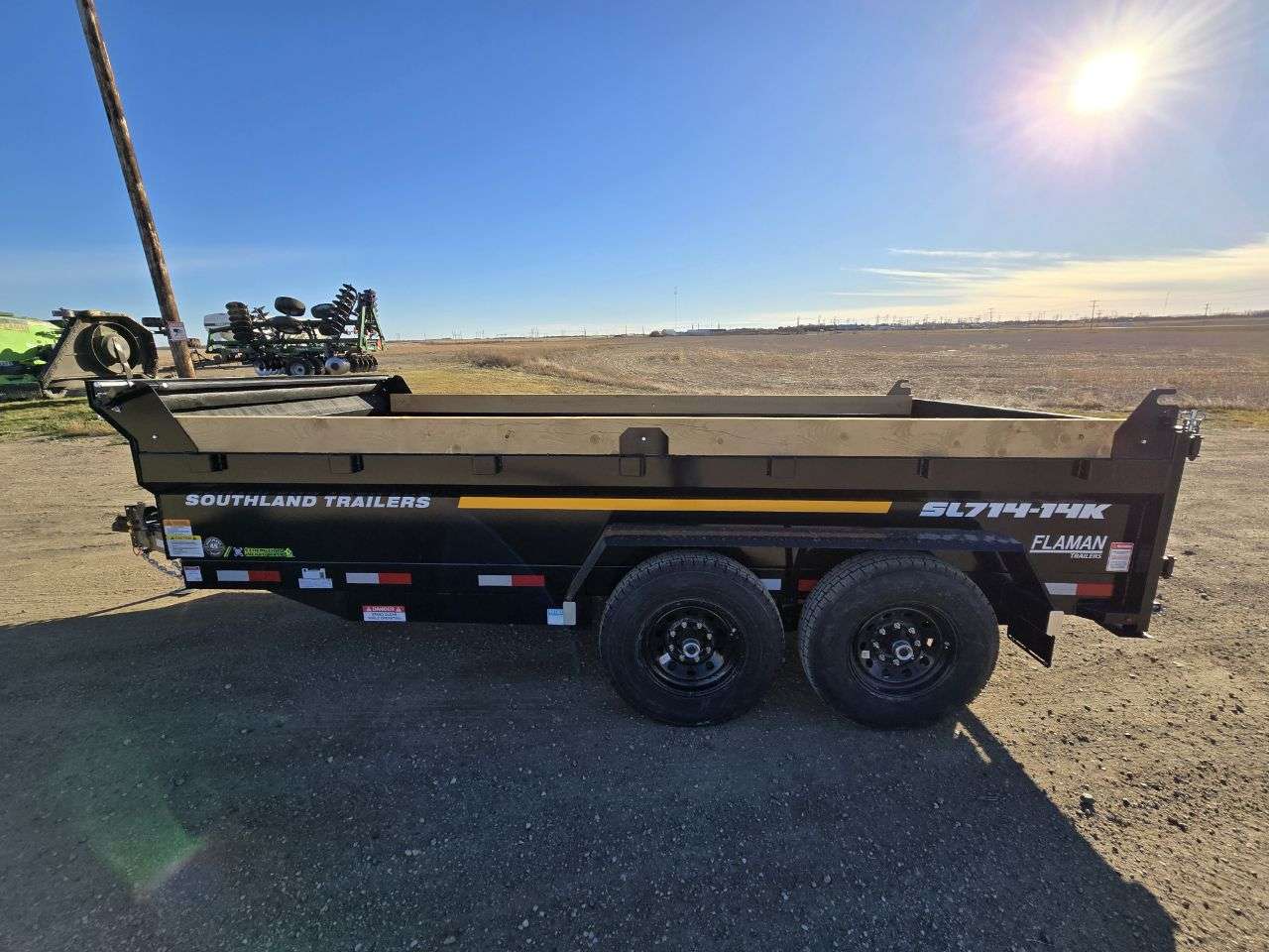 2026 Southland 14K 7' x 14' Dump Trailer