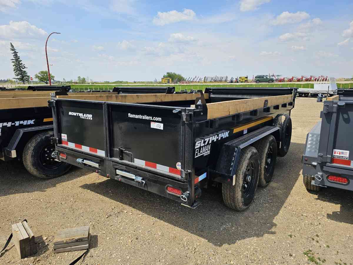 2026 Southland 14K 7' x 14' Dump Trailer