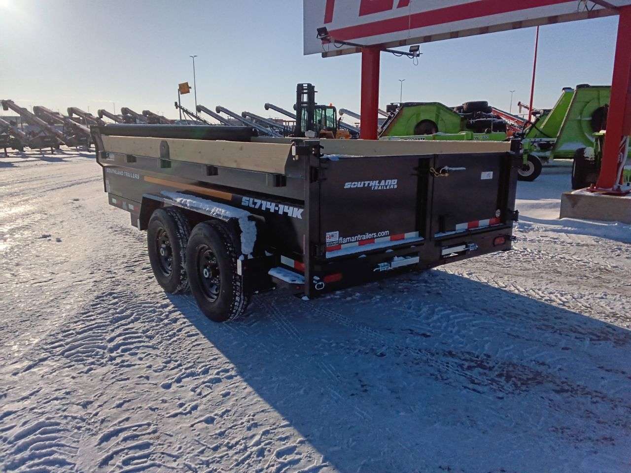 2026 Southland 14K 7' x 14' Dump Trailer