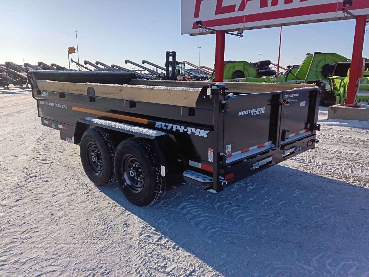 2026 Southland 14K 7' x 14' Dump Trailer