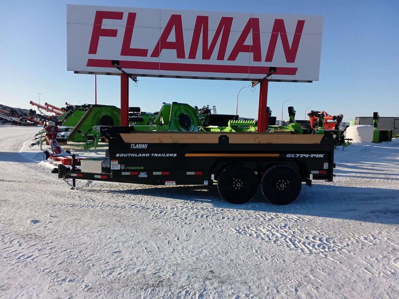 2026 Southland 14K 7' x 14' Dump Trailer