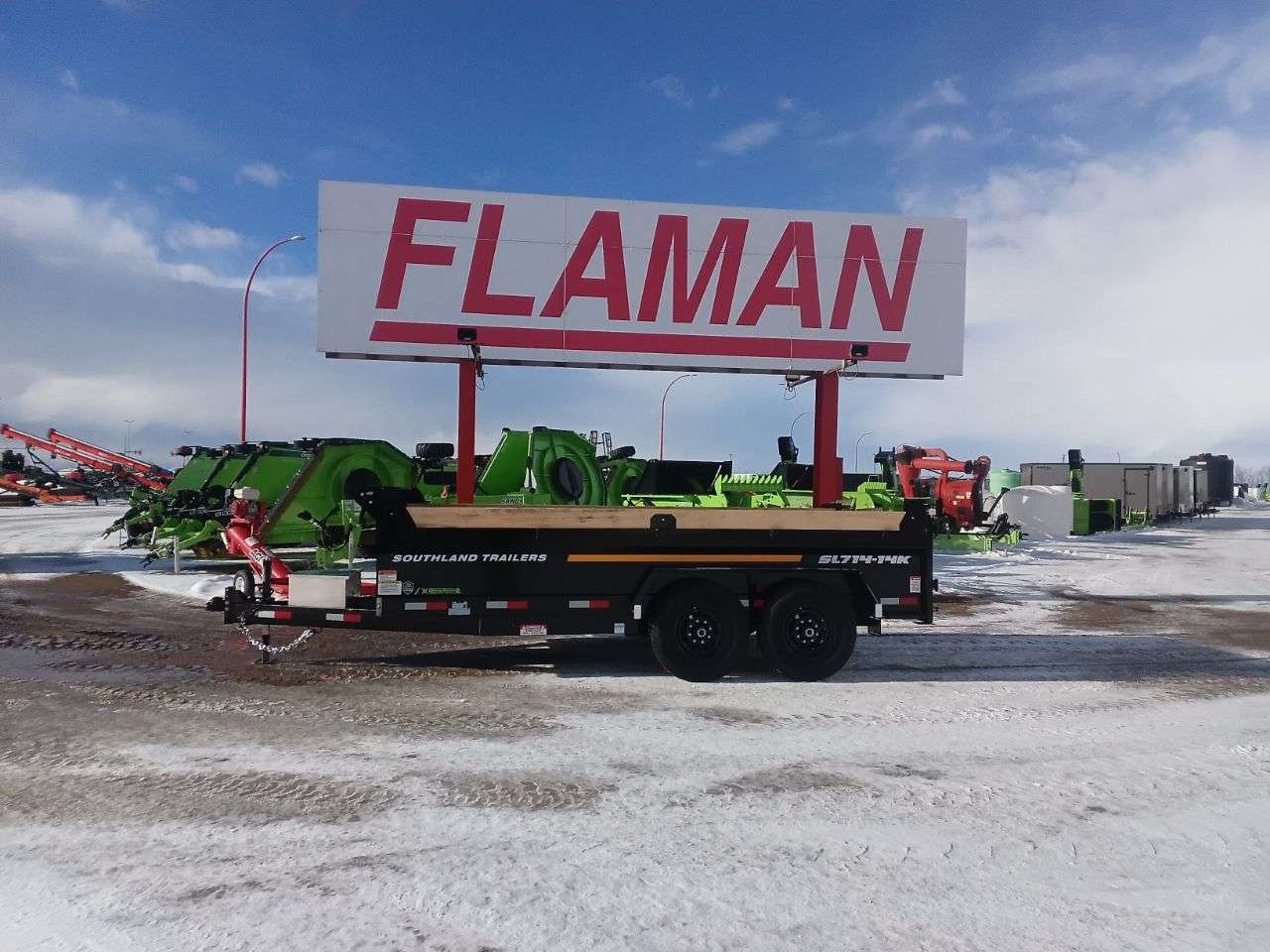 2026 Southland 14K 7' x 14' Dump Trailer