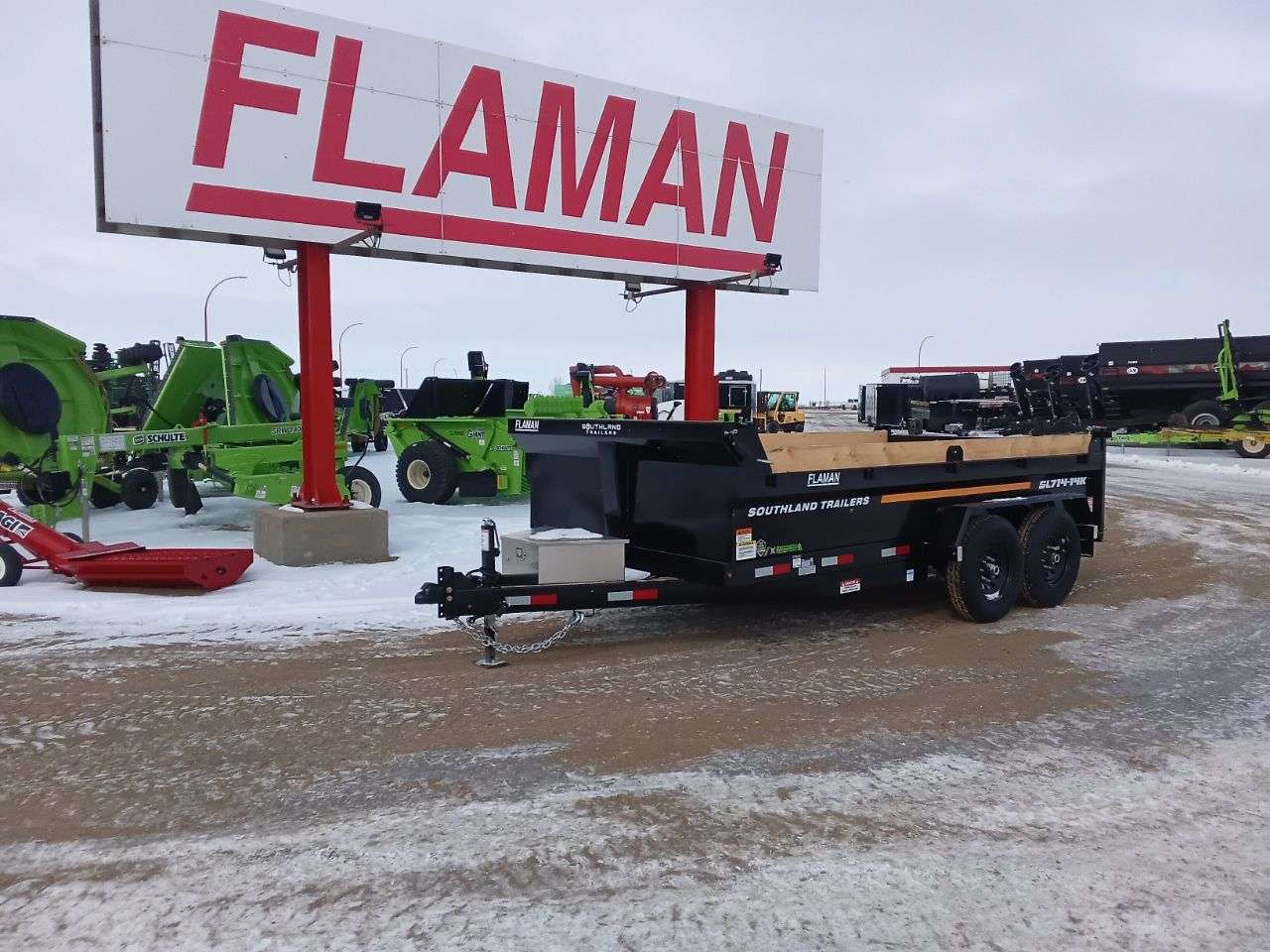 2026 Southland 14K 7' x 14' Dump Trailer