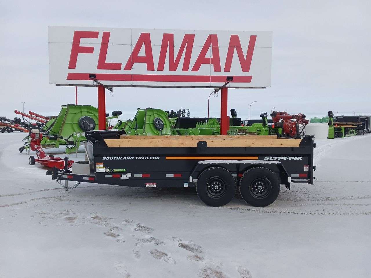 2026 Southland 14K 7' x 14' Dump Trailer