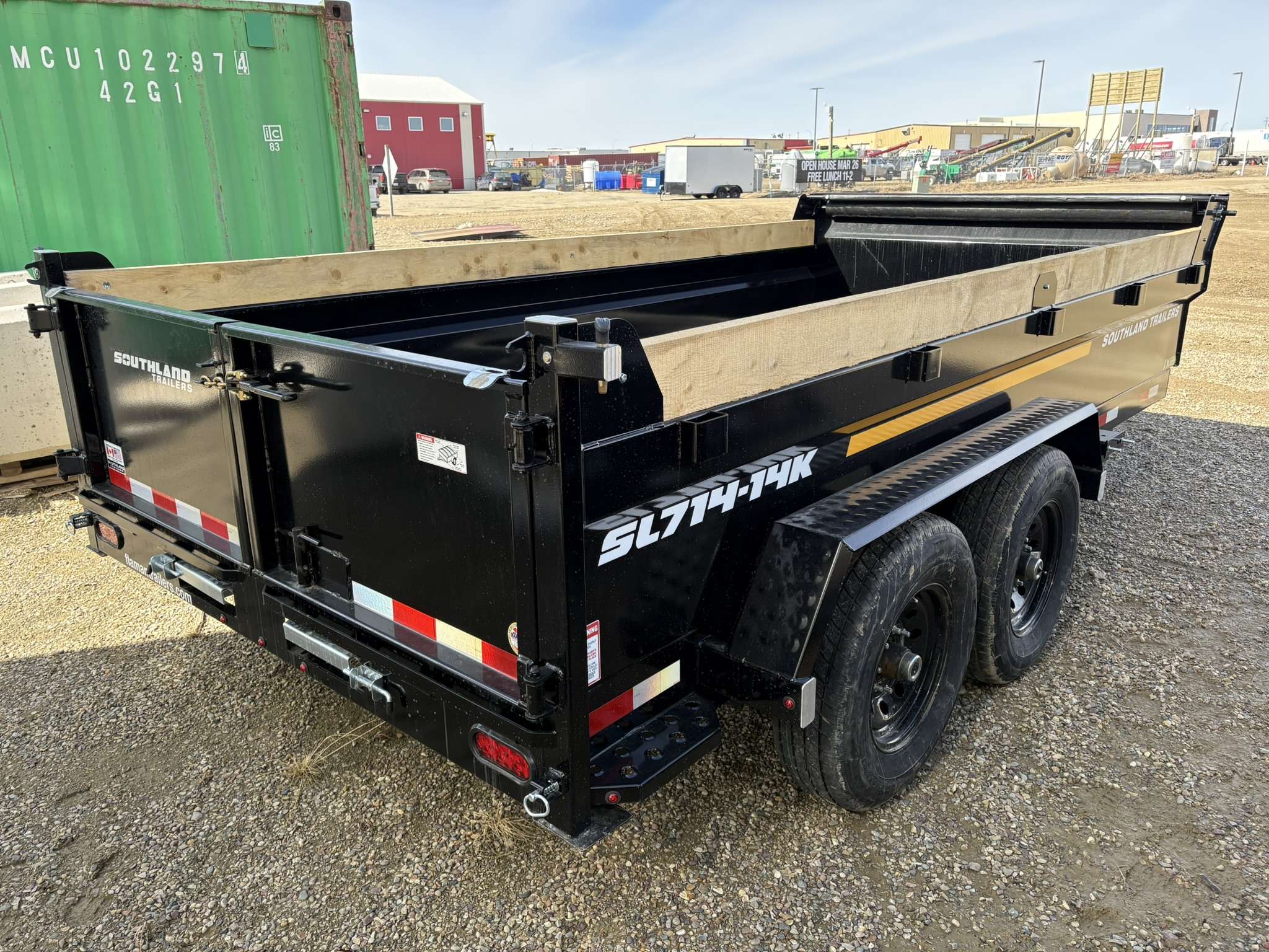 2026 Southland 14K 7' x 14' Dump Trailer