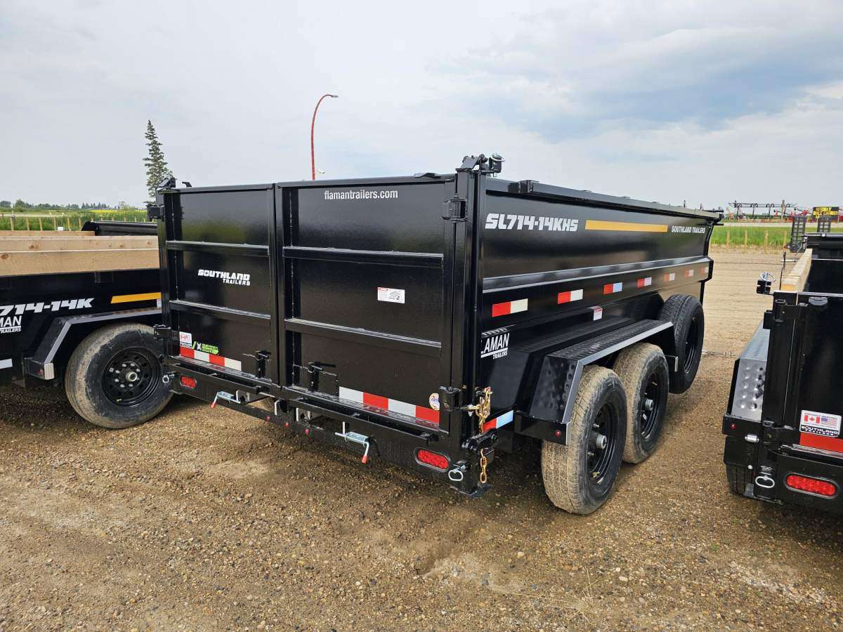 2026 Southland 14K 7' x 14' High Side Dump Trailer