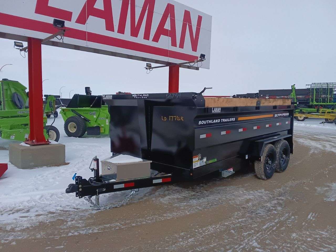 2026 Southland 14K 7' x 14' High Side Dump Trailer