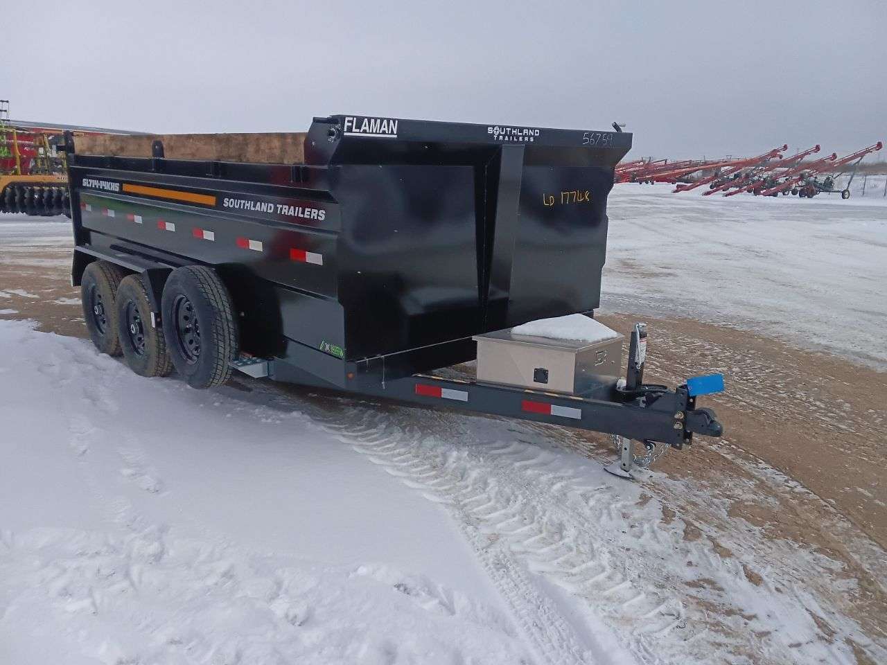 2026 Southland 14K 7' x 14' High Side Dump Trailer