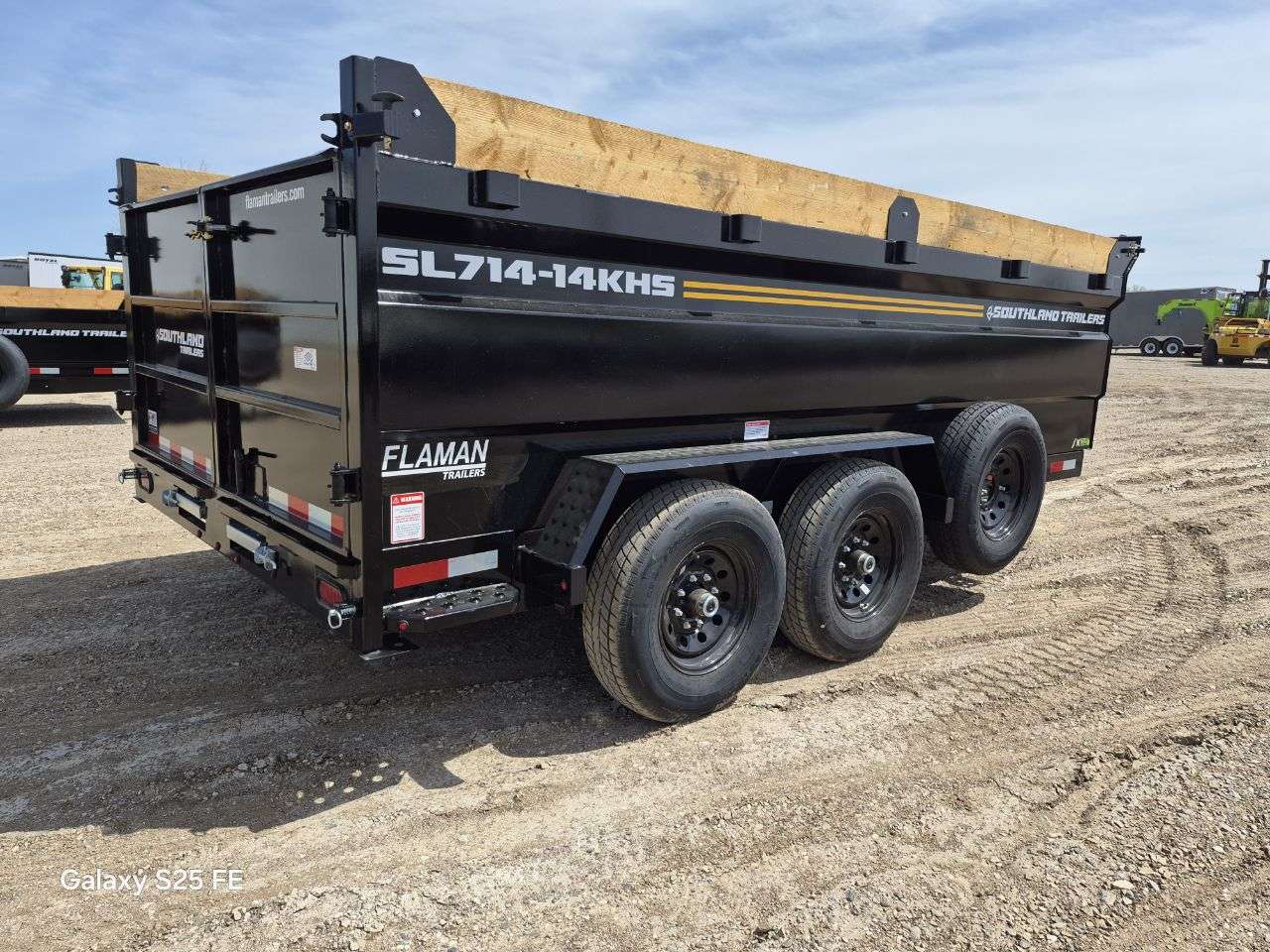 2026 Southland 14K 7' x 14' High Side Dump Trailer