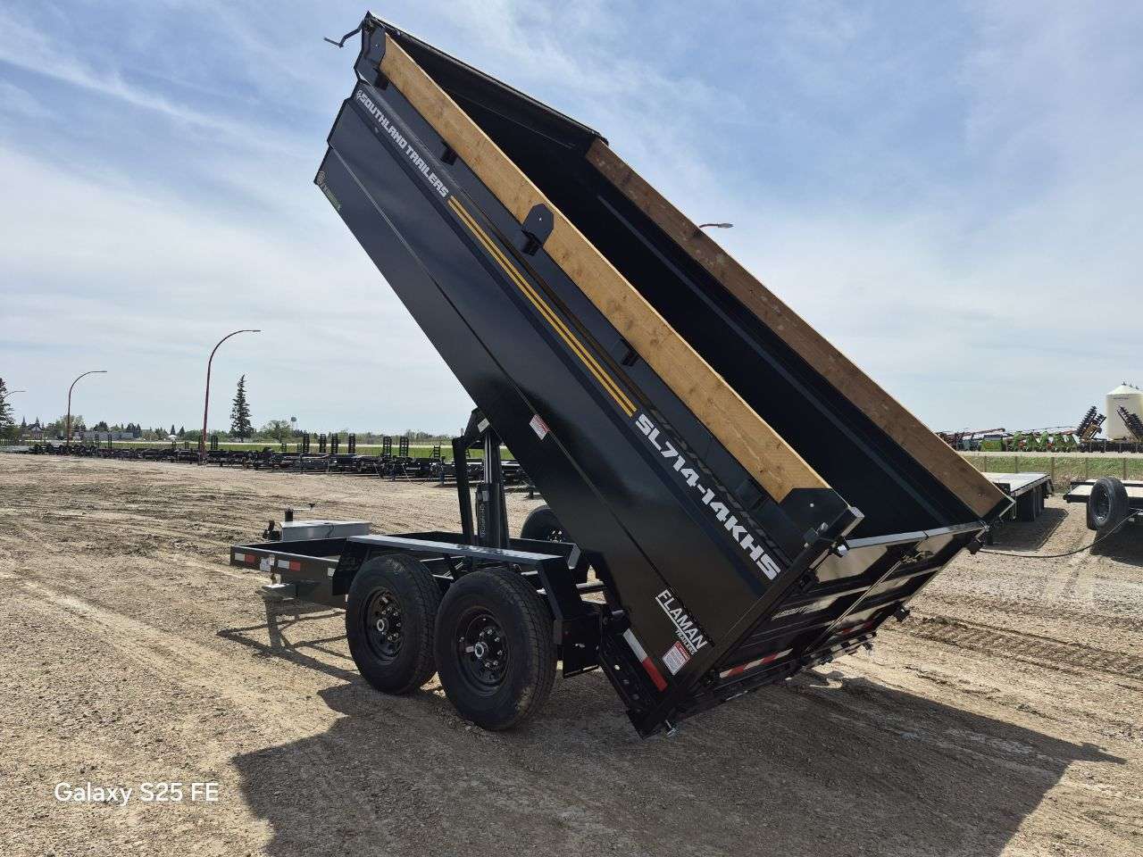 2026 Southland 14K 7' x 14' High Side Dump Trailer