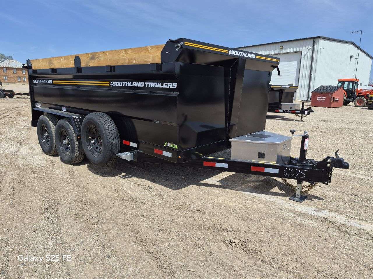 2026 Southland 14K 7' x 14' High Side Dump Trailer