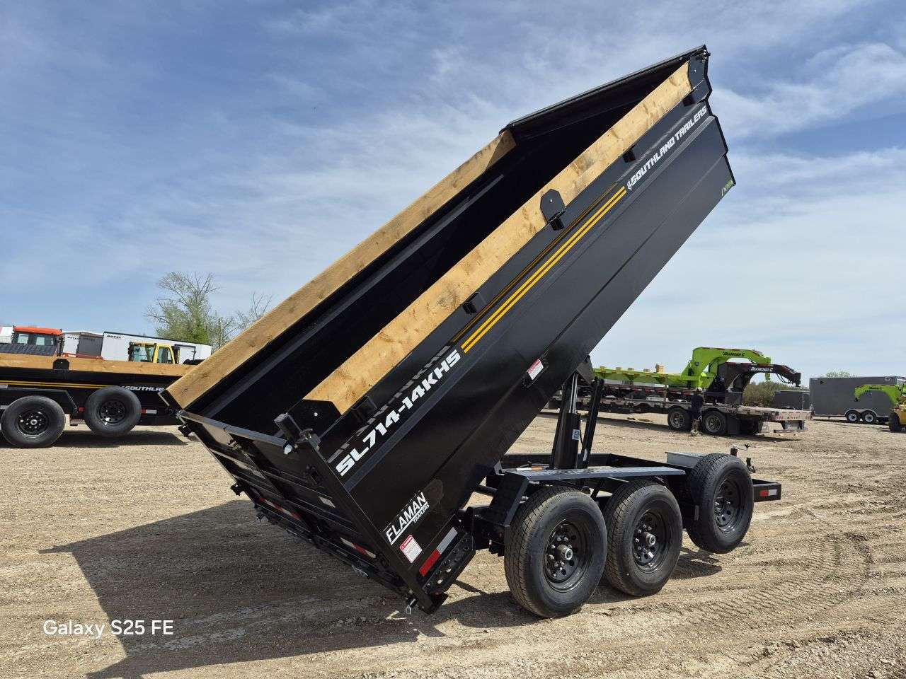 2026 Southland 14K 7' x 14' High Side Dump Trailer