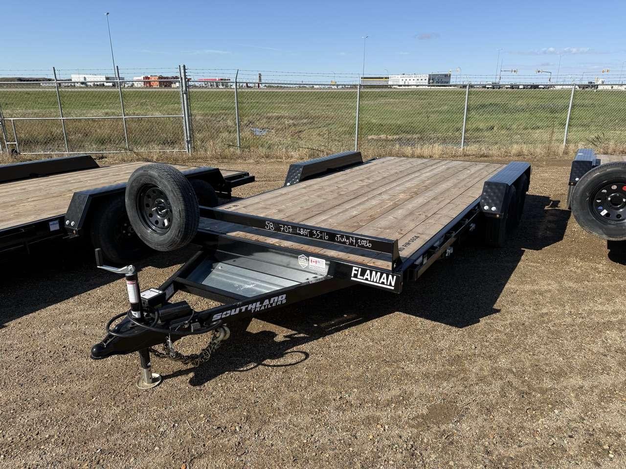 2026 Southland 16' Flat Deck Tandem 3.5K Trailer