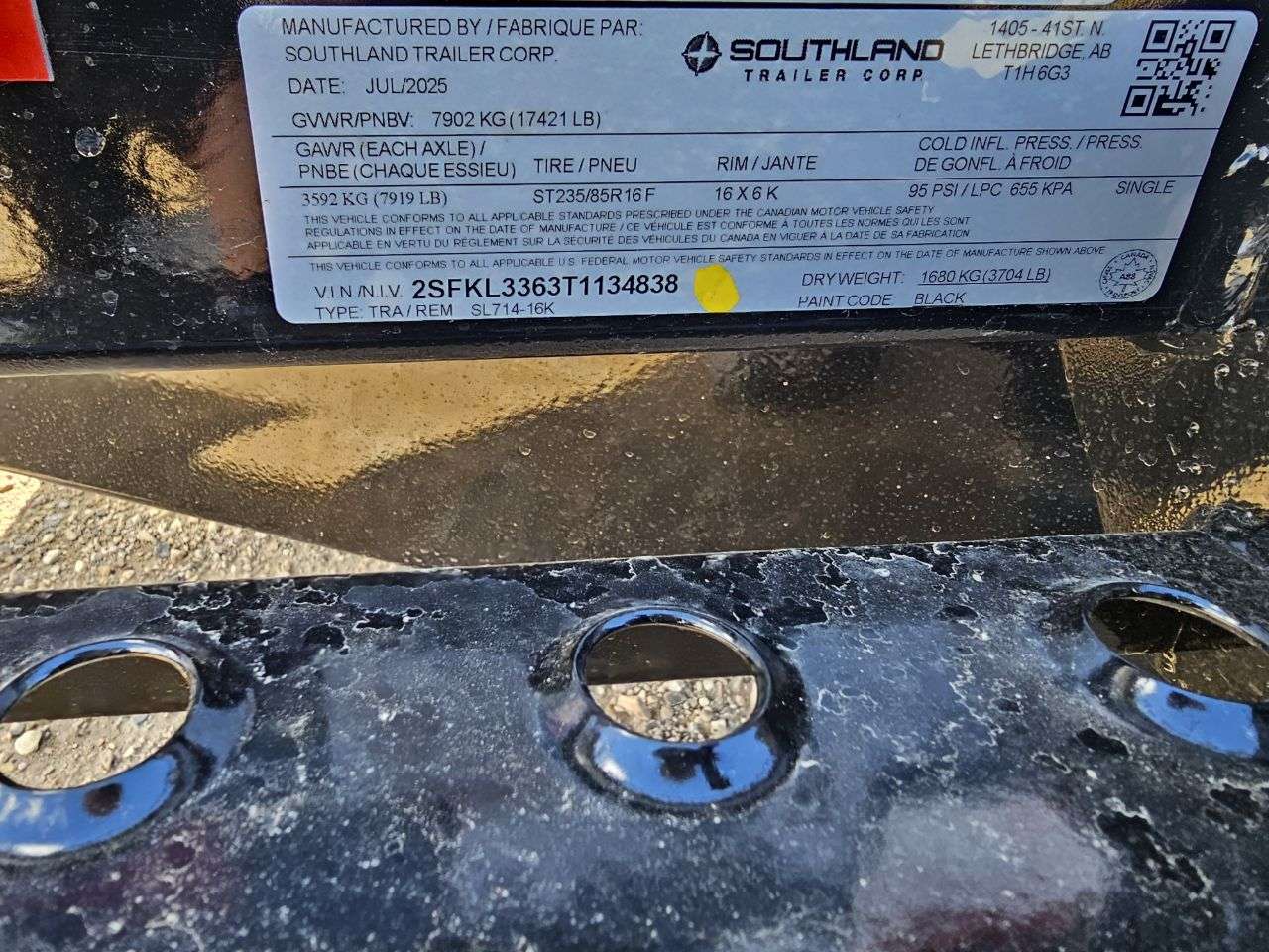 2026 Southland 16K 7' x 14' Dump Trailer