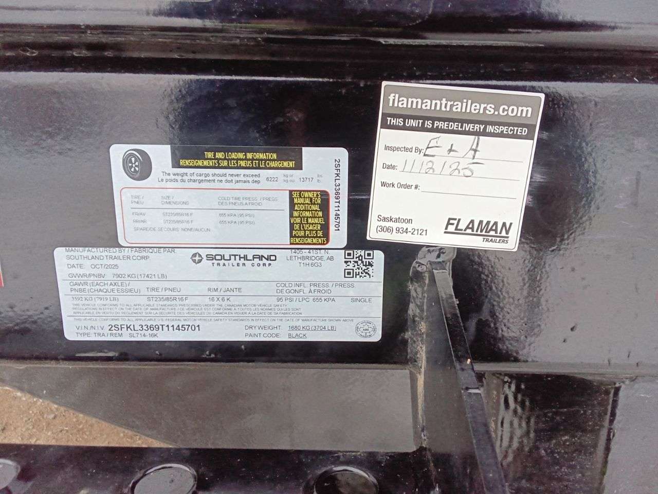 2026 Southland 16K 7' x 14' Dump Trailer