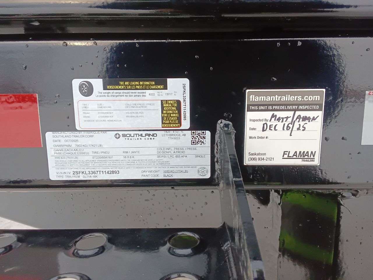 2026 Southland 16K 7' x 14' Dump Trailer