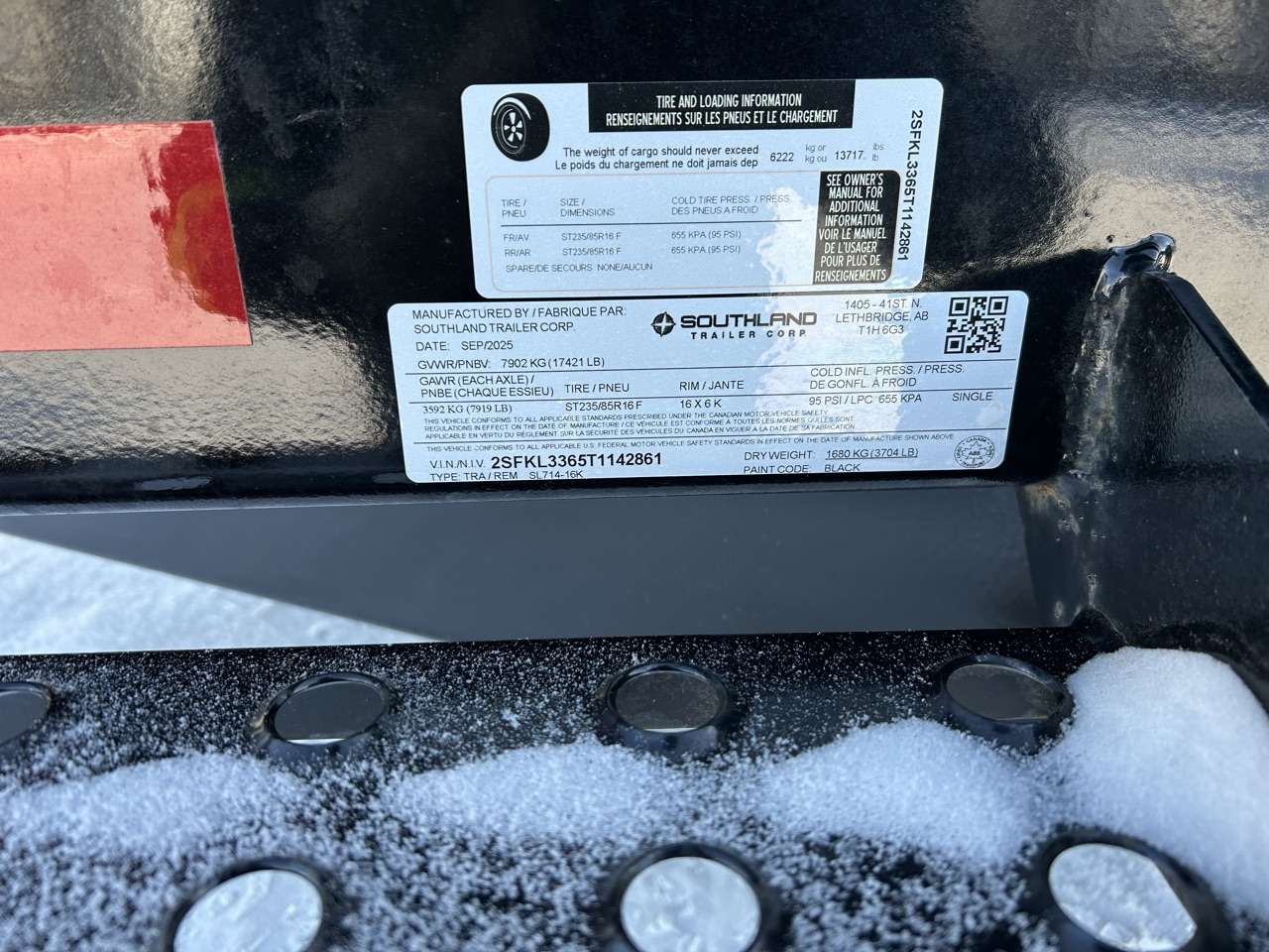 2026 Southland 16K 7' x 14' Dump Trailer