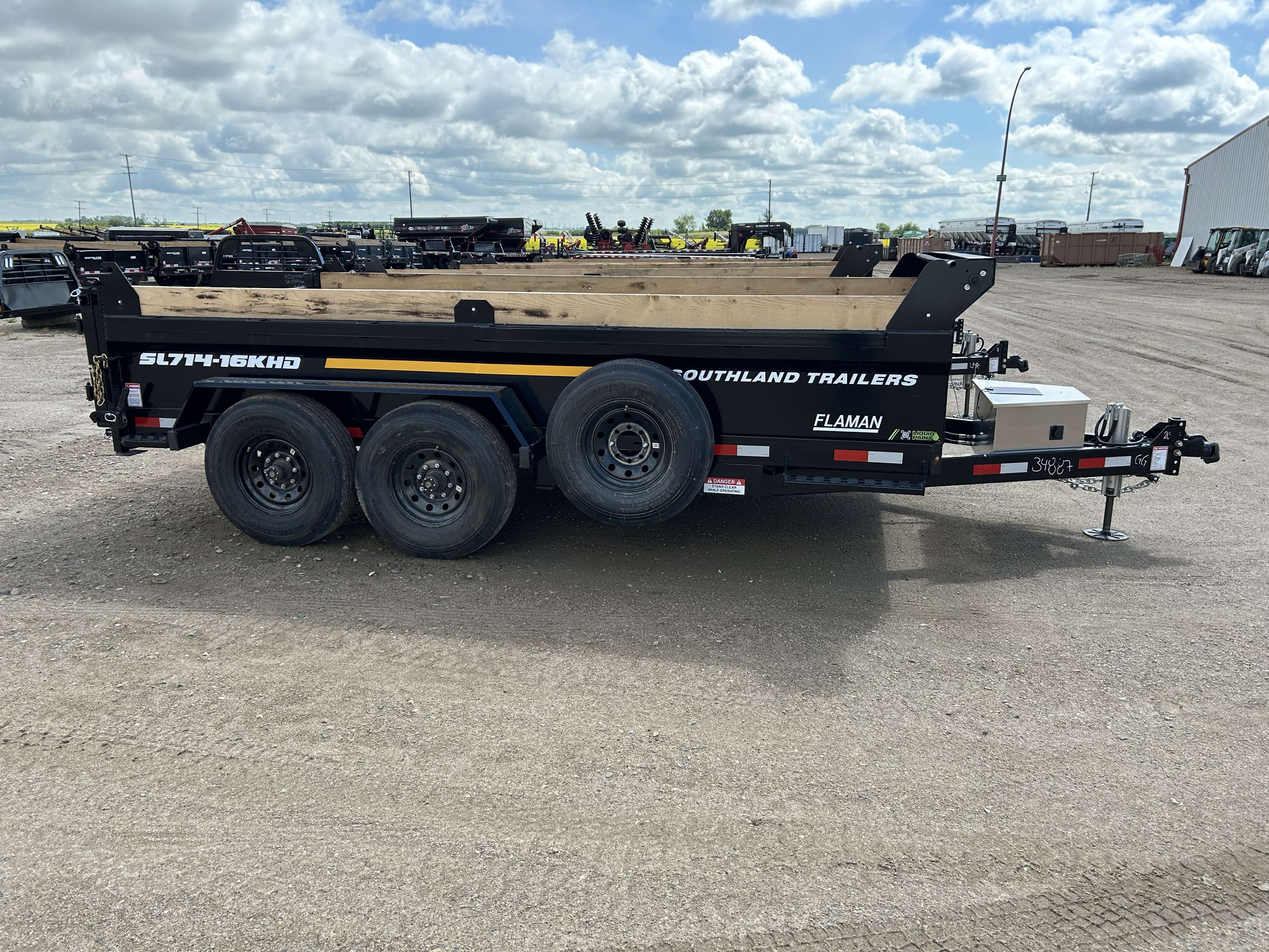 2026 Southland 16K 7' x 14' Heavy Duty Dump Trailer