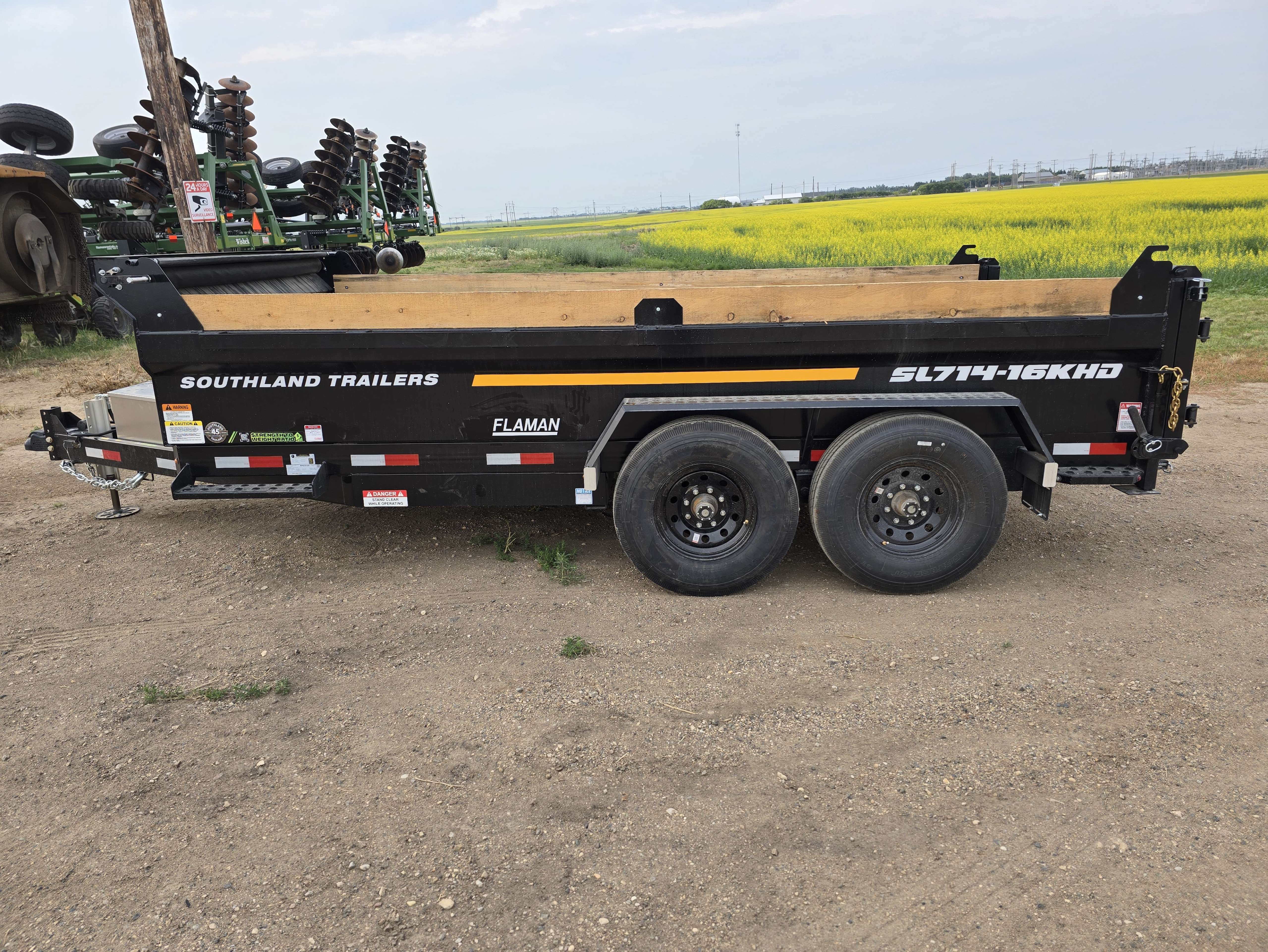 2026 Southland 16K 7' x 14' Heavy Duty Dump Trailer