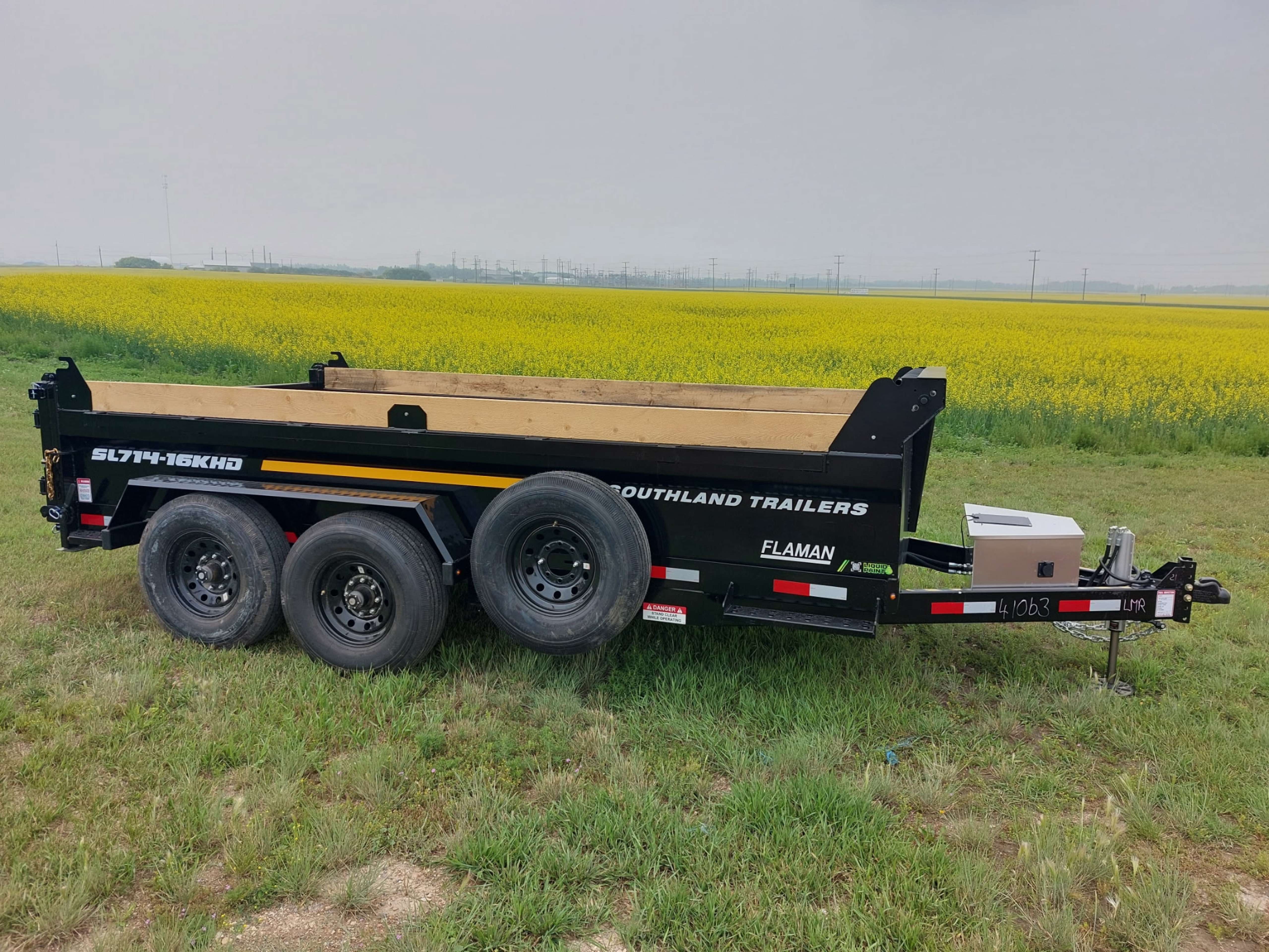 2026 Southland 16K 7' x 14' Heavy Duty Dump Trailer
