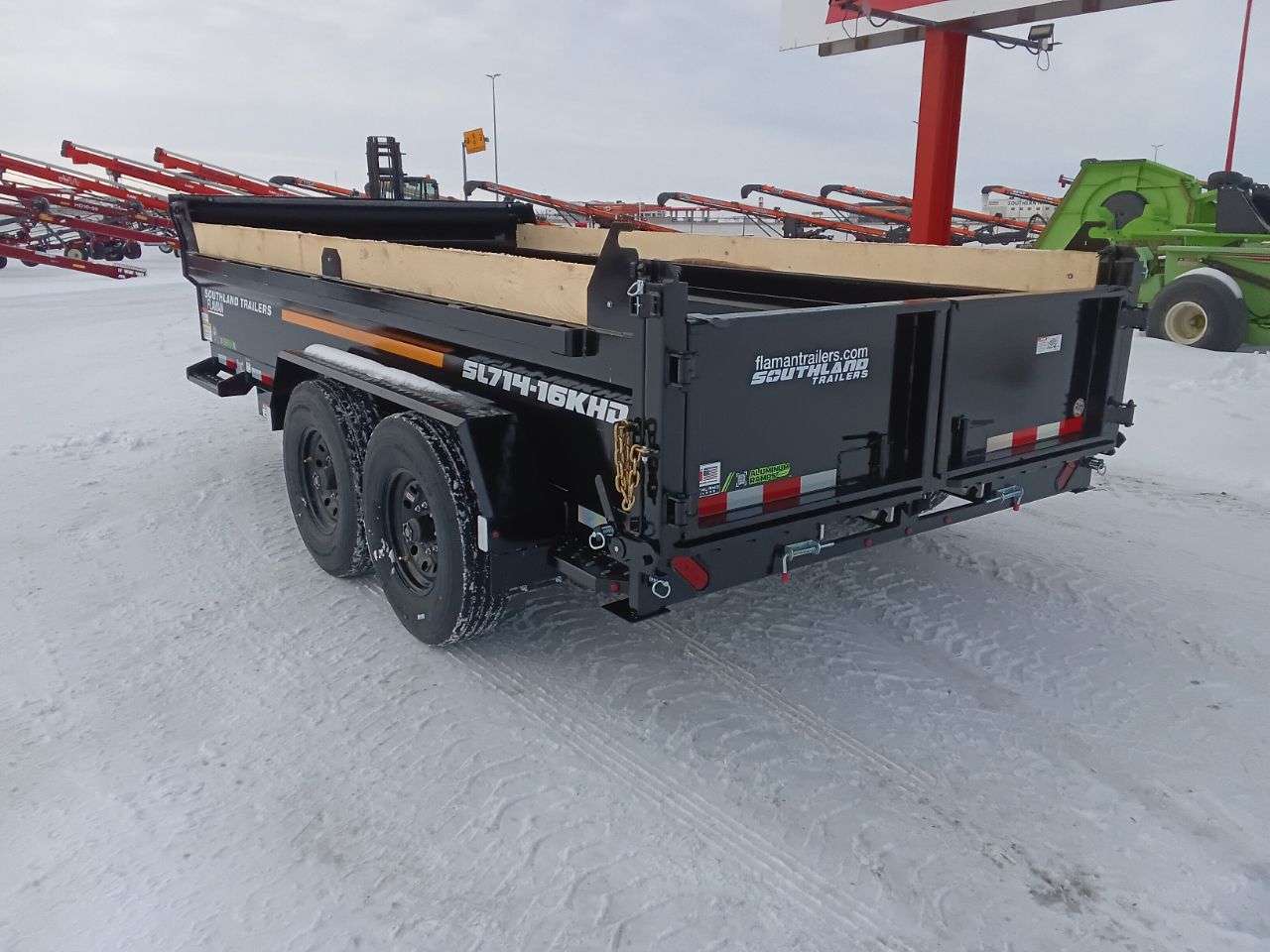 2026 Southland 16K 7' x 14' Heavy Duty Dump Trailer